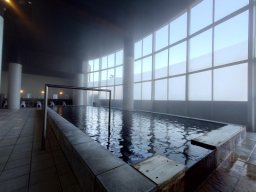 湯の児　海と夕やけ